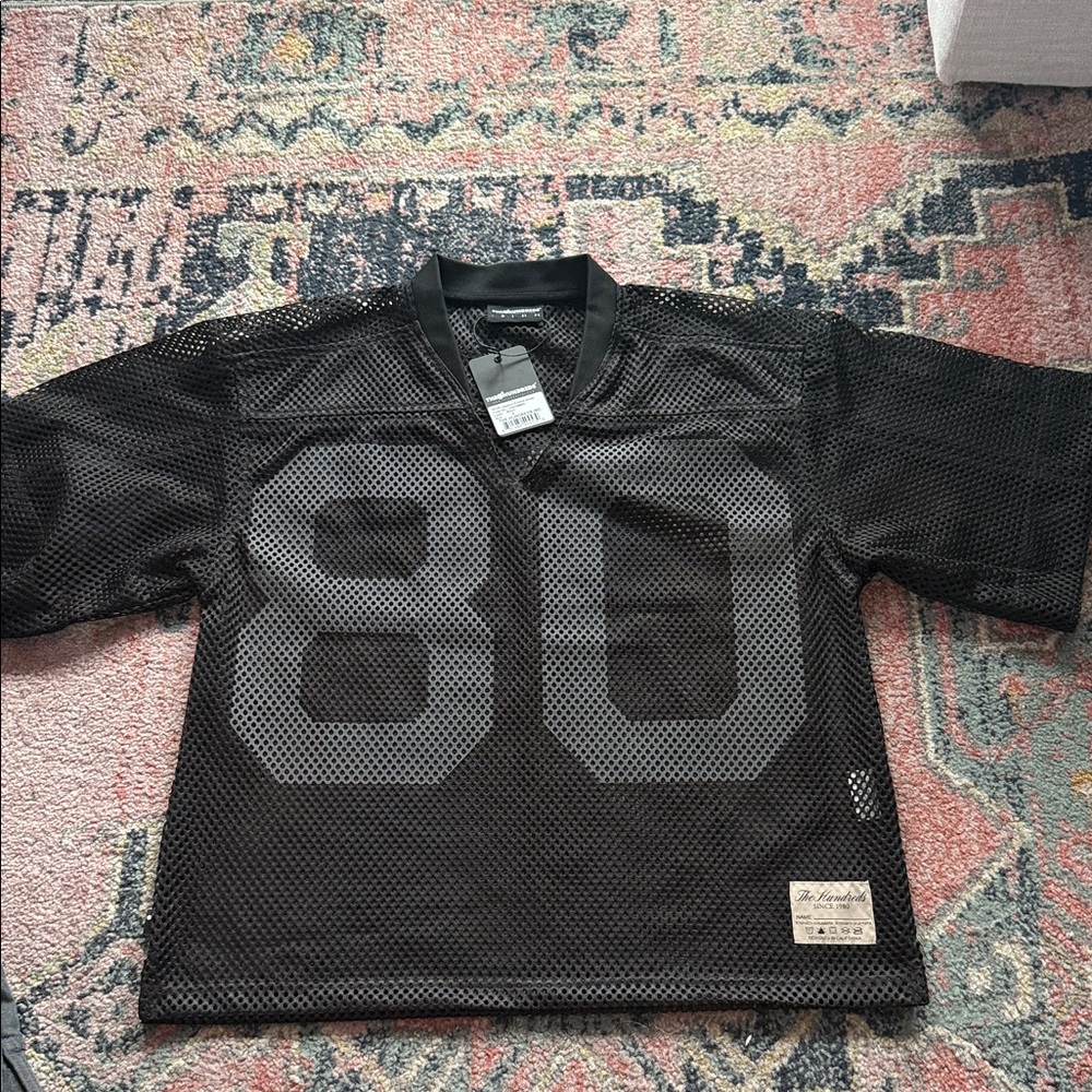 Adult Black Mesh Sports Jersey